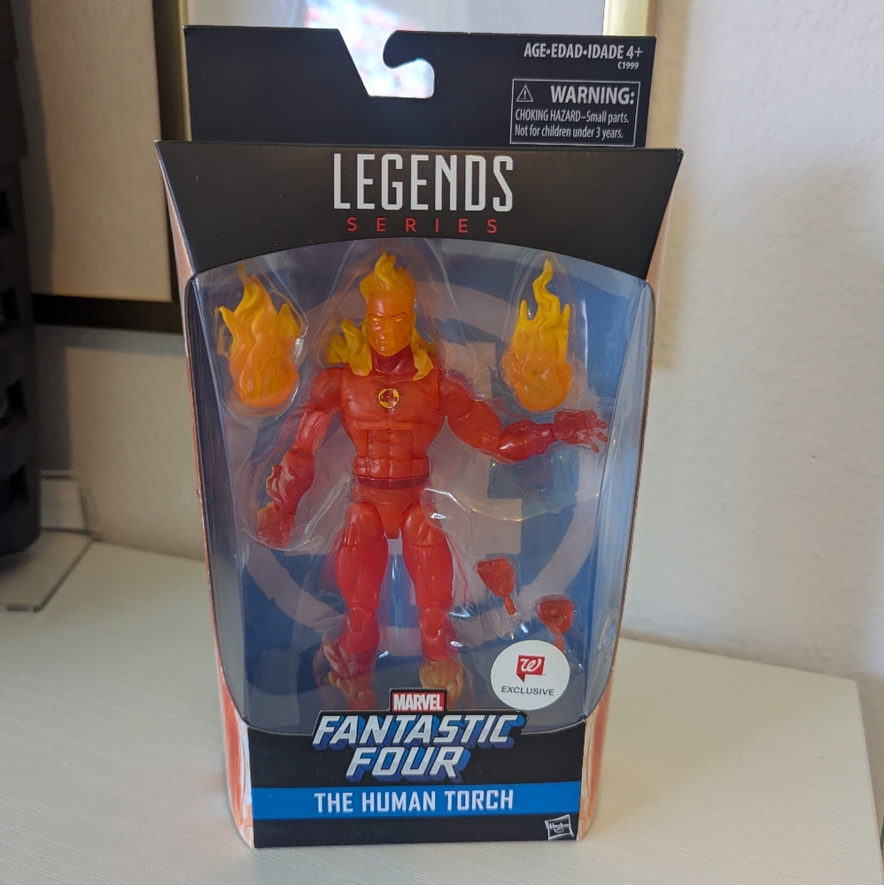 Hasbro Marvel Legends Human Torch Walgreens Exclusive Fantastic Four 4